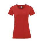 Camiseta Mujer Color Iconic Rojo