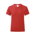 Camiseta Niña Color Iconic Rojo
