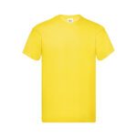 Camiseta Adulto Color Original T Amarillo
