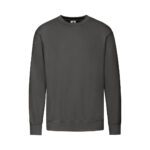 Sudadera Adulto Lightweight Set-In S Gris oscuro