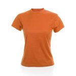 Camiseta Mujer Tecnic Plus Naranja