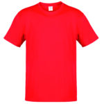 Camiseta Adulto Color Hecom Rojo
